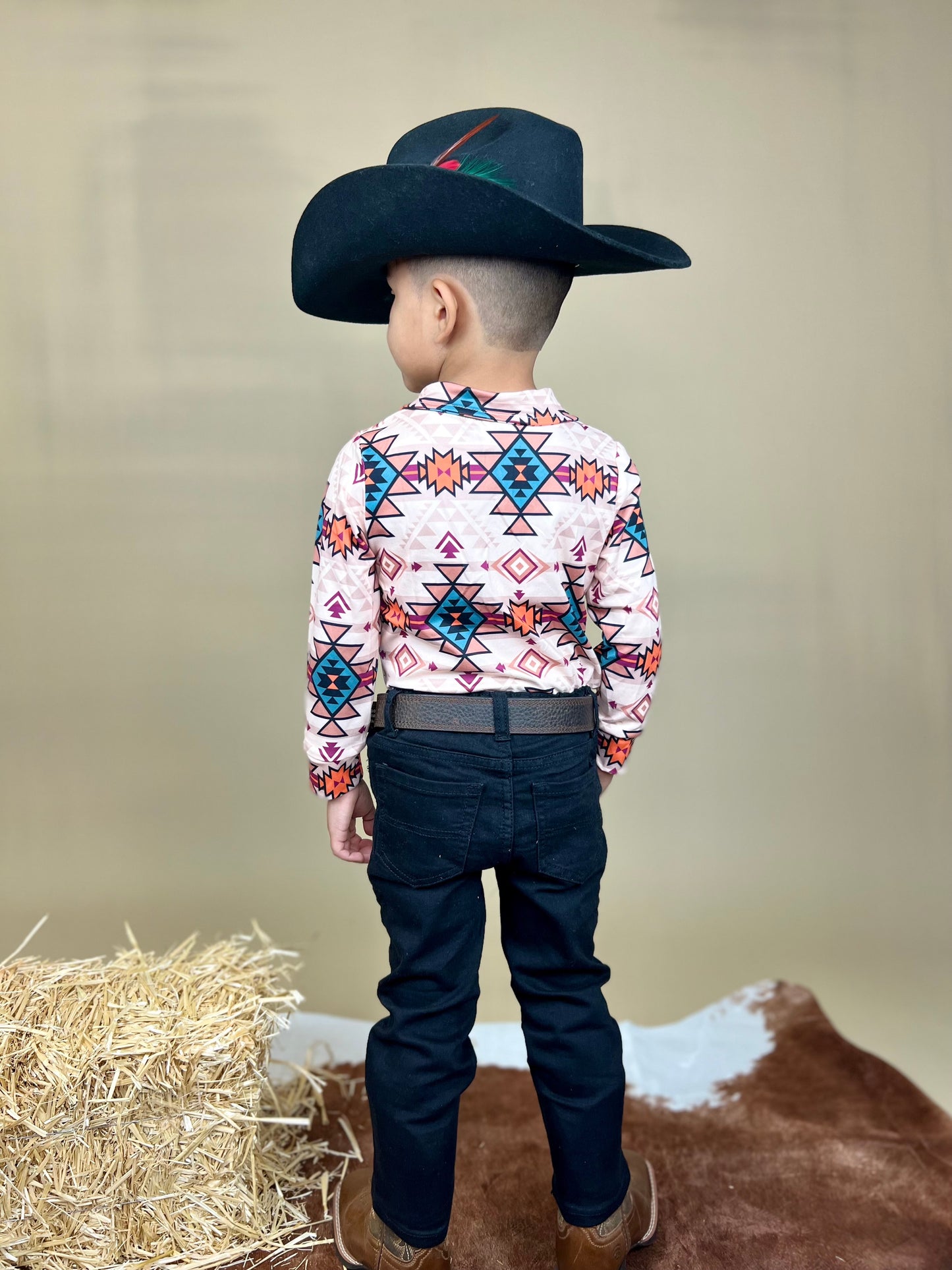 UNISEX Western button down shirt