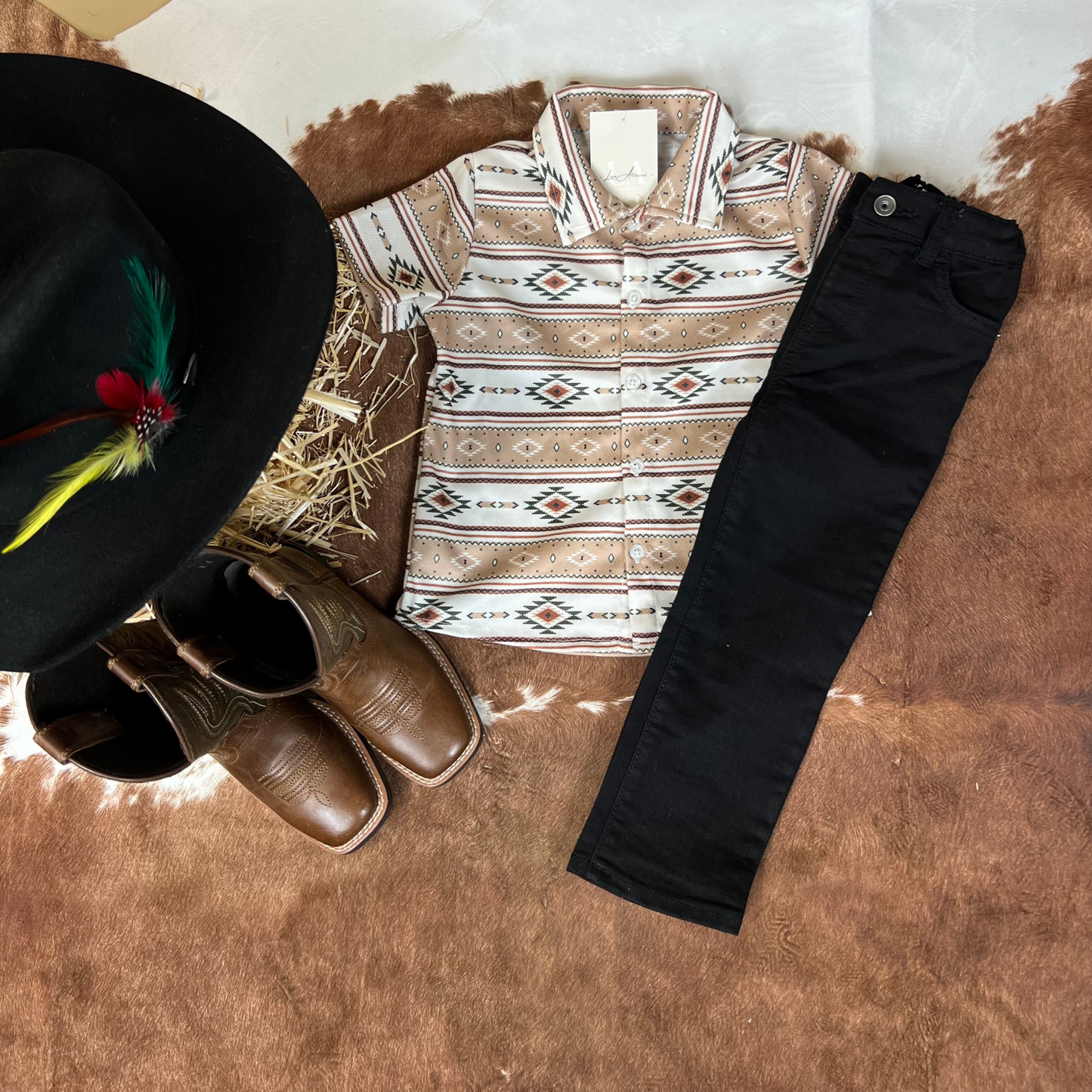 Aztec Button up Shirt