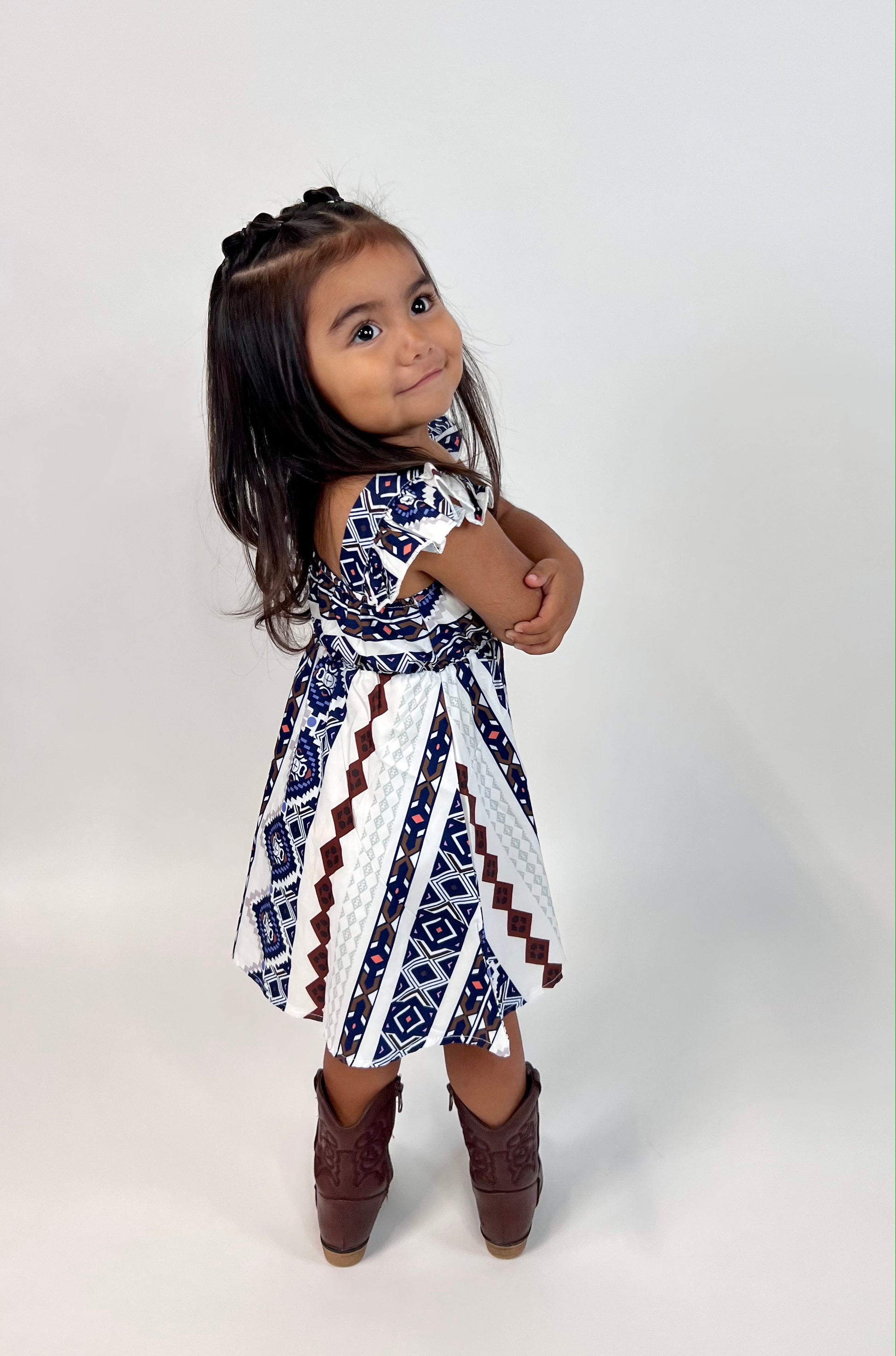 aztec dress design Aztec Girl Dress Lisa Alvarez Designs