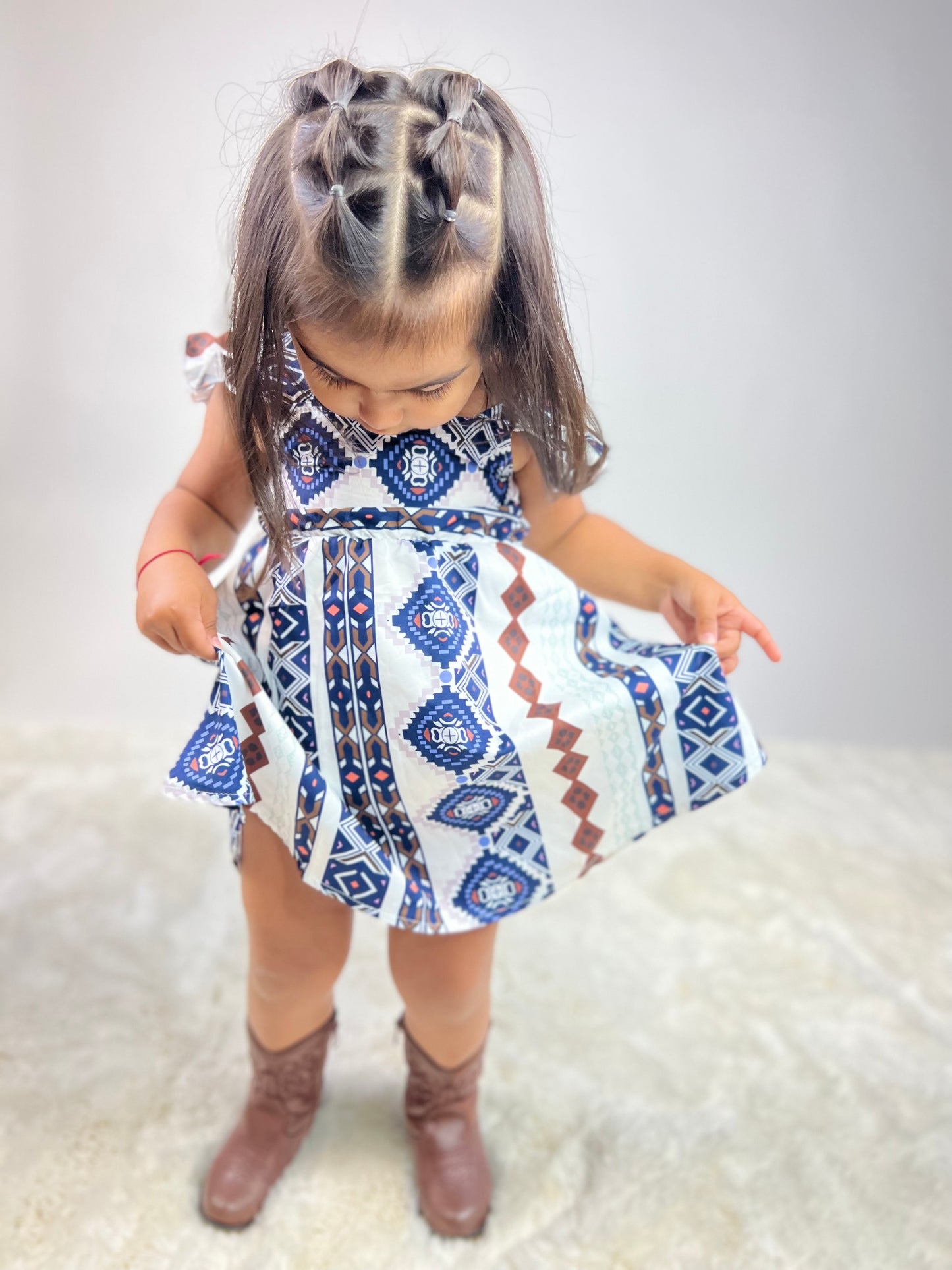 Aztec Girl Dress Lisa Alvarez Designs Aztec Girl Dress Lisa Alvarez Designs