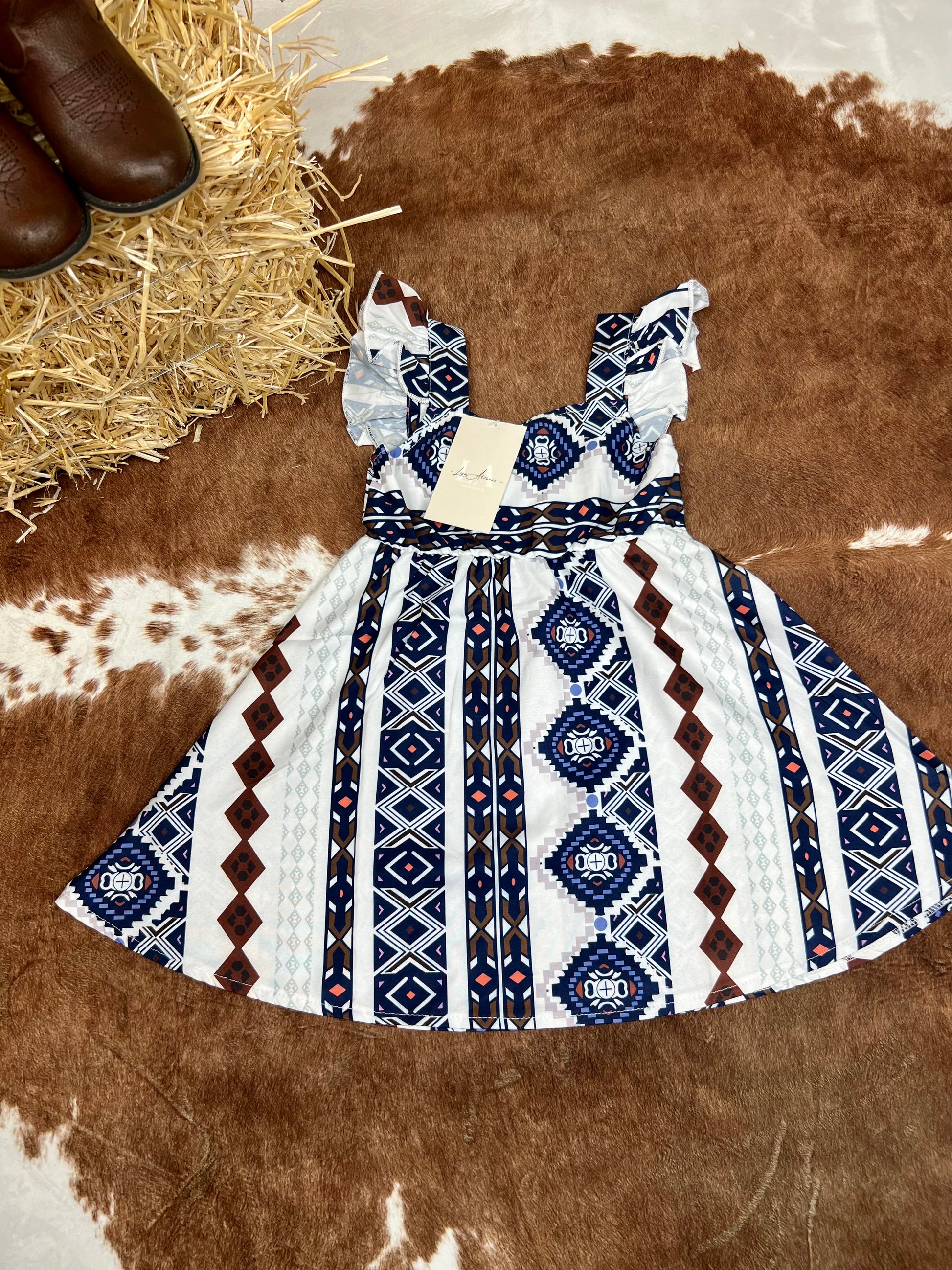 Aztec Girl Dress Lisa Alvarez Designs Aztec Girl Dress Lisa Alvarez Designs